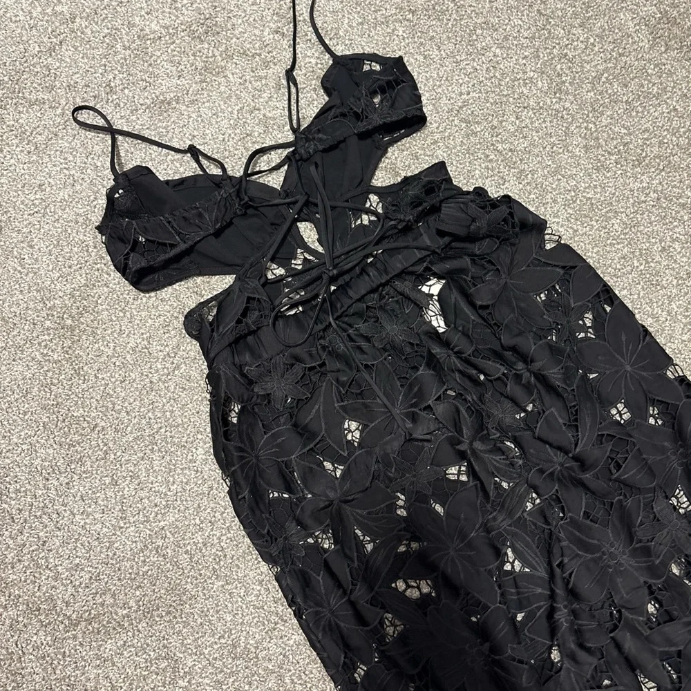 Intimately Free‎ People Meet Me In Bali Romper Lace Jumpsuit Women's Size Medium - Picture 12 of 12